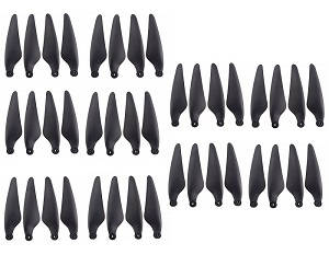 Hubsan ZINO 2 RC Drone spare parts main blades 5 sets (Black) - Click Image to Close