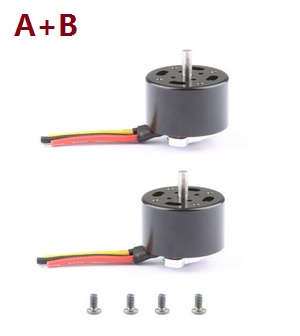 Hubsan ZINO 2+ plus RC drone spare parts brushless motor (A+B)