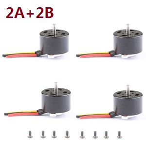 Hubsan ZINO 2+ plus RC drone spare parts brushless motor (A+B)*2